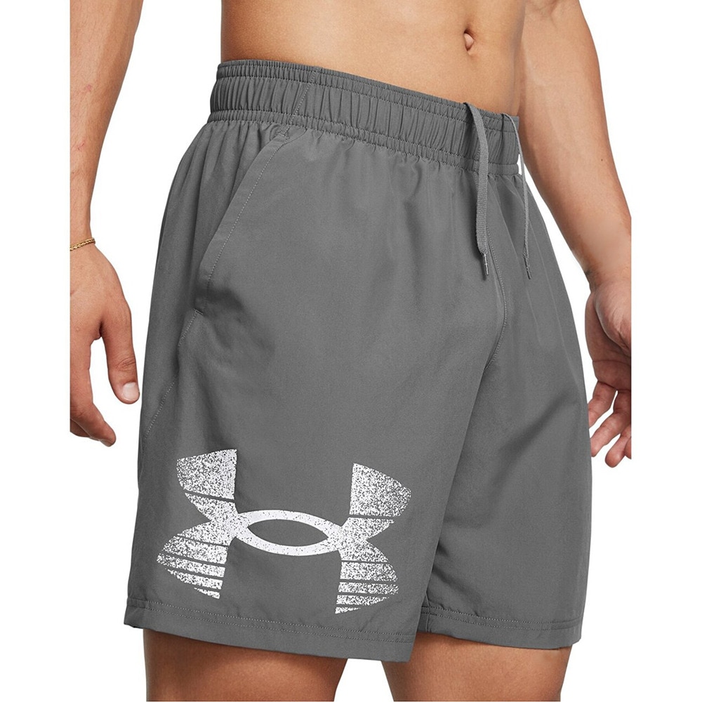 アンダーアーマー（UNDER ARMOUR）（メンズ）ウーブン ロゴグラフィック ショーツ 1377139 025