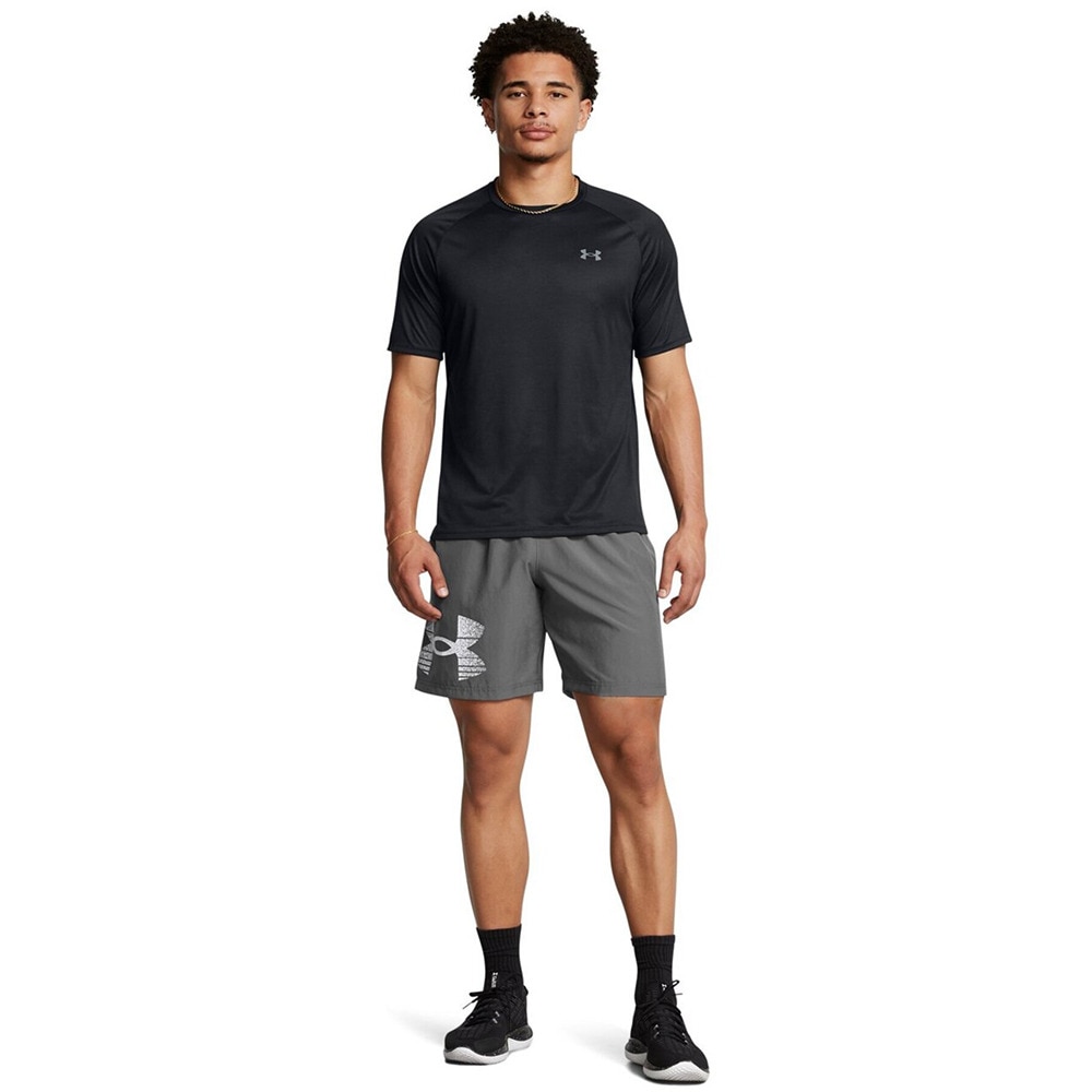 アンダーアーマー（UNDER ARMOUR）（メンズ）ウーブン ロゴグラフィック ショーツ 1377139 025