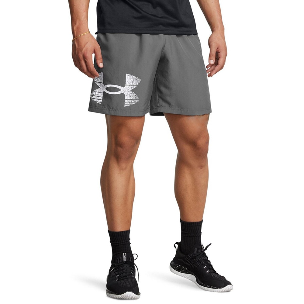 アンダーアーマー（UNDER ARMOUR）（メンズ）ウーブン ロゴグラフィック ショーツ 1377139 025