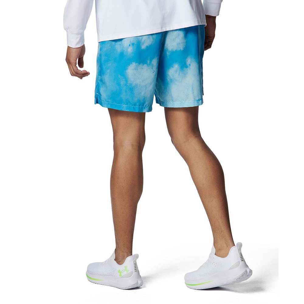 アンダーアーマー（UNDER ARMOUR）（メンズ）モチベート ウーブン プリント ショーツ 6001516 494