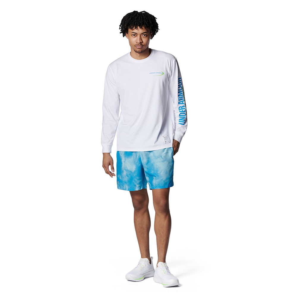 アンダーアーマー（UNDER ARMOUR）（メンズ）モチベート ウーブン プリント ショーツ 6001516 494