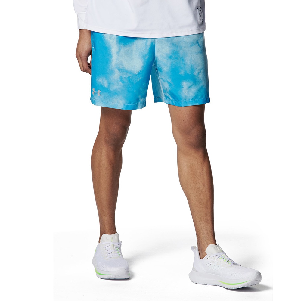 アンダーアーマー（UNDER ARMOUR）（メンズ）モチベート ウーブン プリント ショーツ 6001516 494