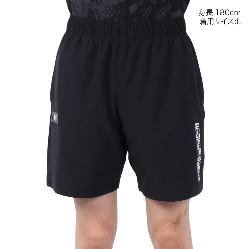 アンダーアーマー（UNDER ARMOUR）（メンズ）アンプリファイ ノベルティ ウーブンショーツ 6003580 001