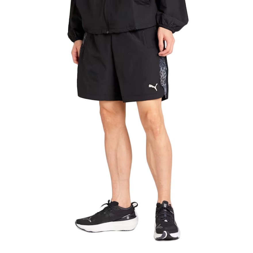 プーマ（PUMA）（メンズ）トレーニング トレイン エッジ AOP ウーブン ショーツ 527036 01 BLK