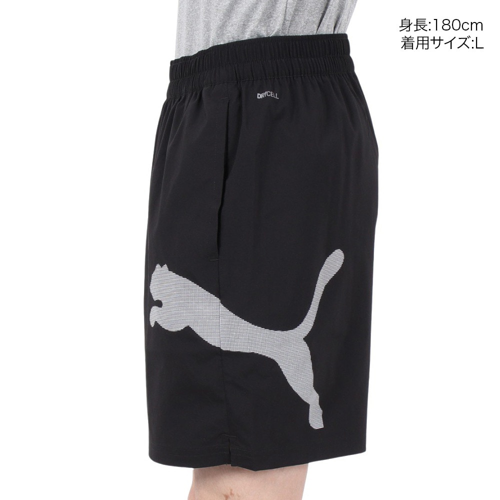 プーマ（PUMA）（メンズ）TAD ESSENTIALS BL ウーブン ショーツ 527361 01 BLK