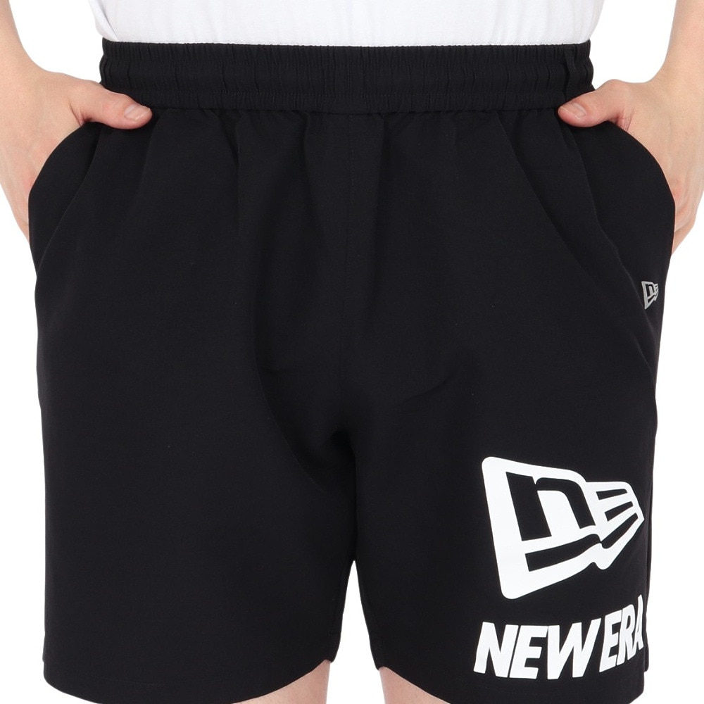 ニューエラ（NEW ERA）（メンズ、レディース）ストレッチ ナイロン ショートパンツ WHI 14410140
