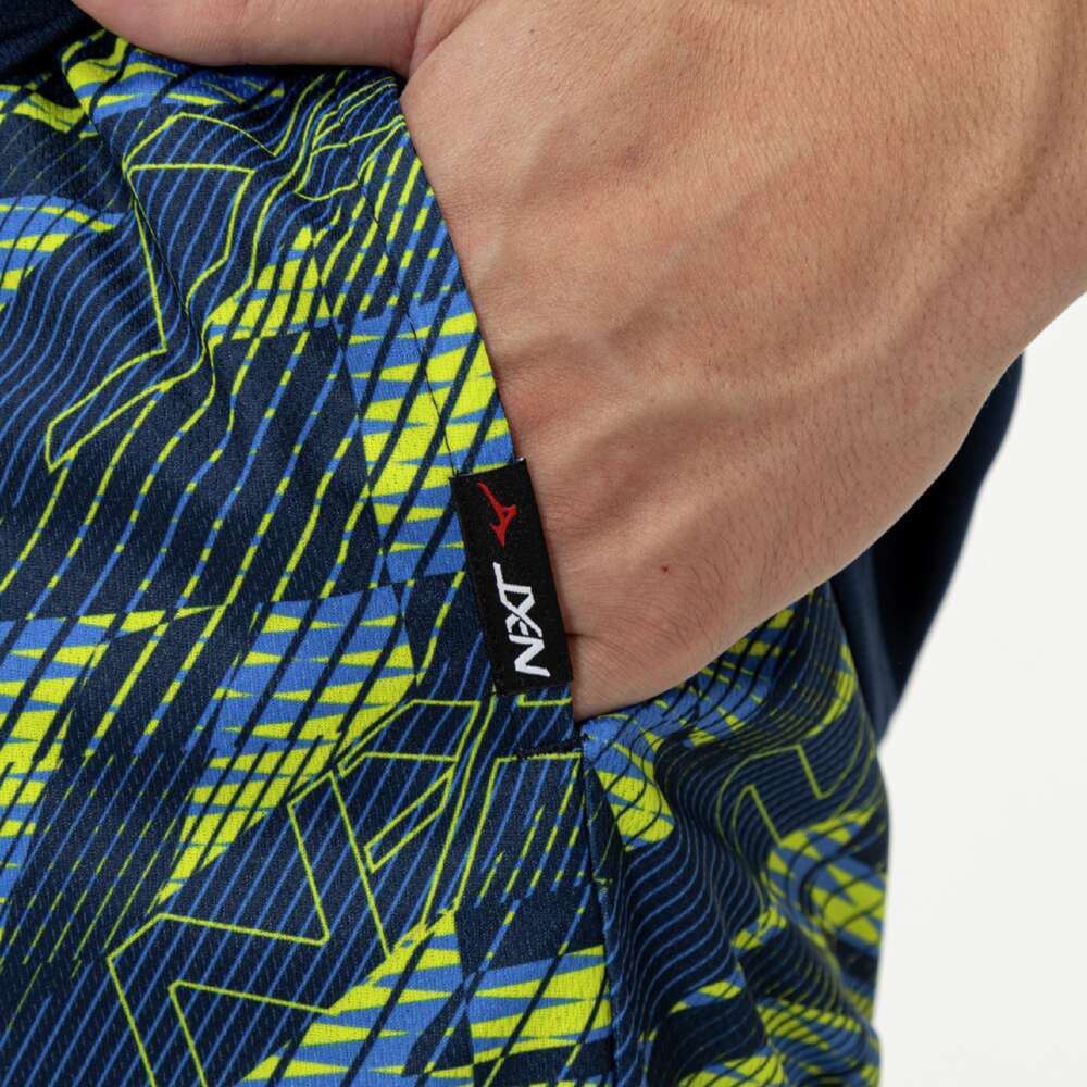 ミズノ（MIZUNO）（メンズ）N－XT　総柄ハーフパンツ 32JDC24014
