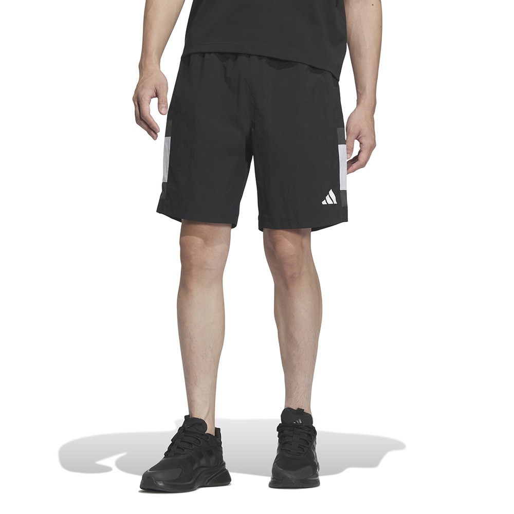 アディダス（adidas）（メンズ）ワーディング パック ルーズフィット メッシュ裏地付き ウーブンショーツ KQD33-JM2073