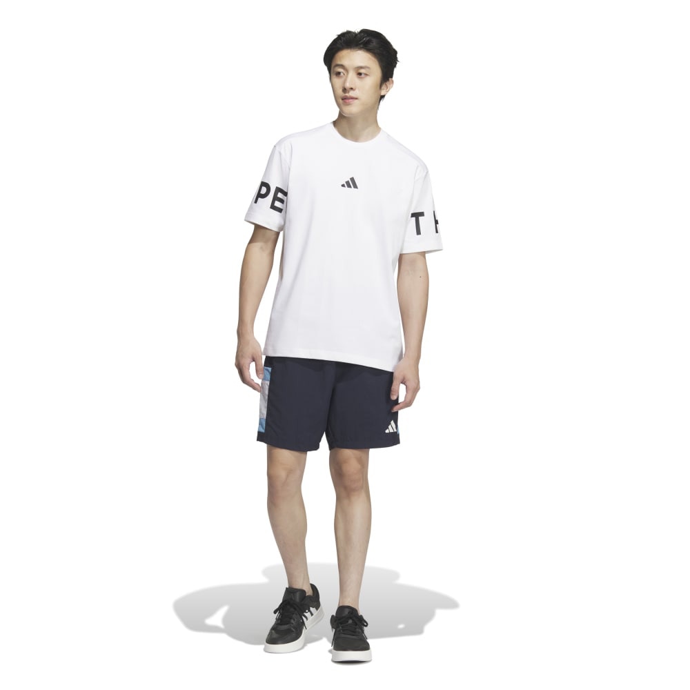 アディダス（adidas）（メンズ）ワーディング パック ルーズフィット メッシュ裏地付き ウーブンショーツ KQD33-JM2074