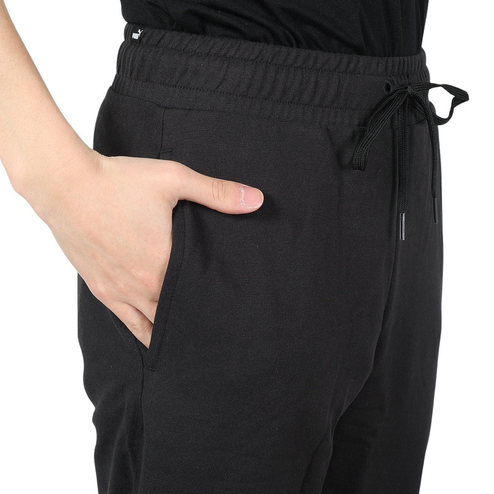 プーマ（PUMA）（メンズ）パンツ メンズ ESS+ ビッグ ロゴ 3/4 スウェットパンツ 674929 01 BLK