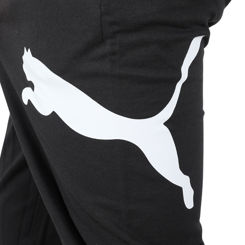プーマ（PUMA）（メンズ）パンツ メンズ ESS+ ビッグ ロゴ 3/4 スウェットパンツ 674929 01 BLK
