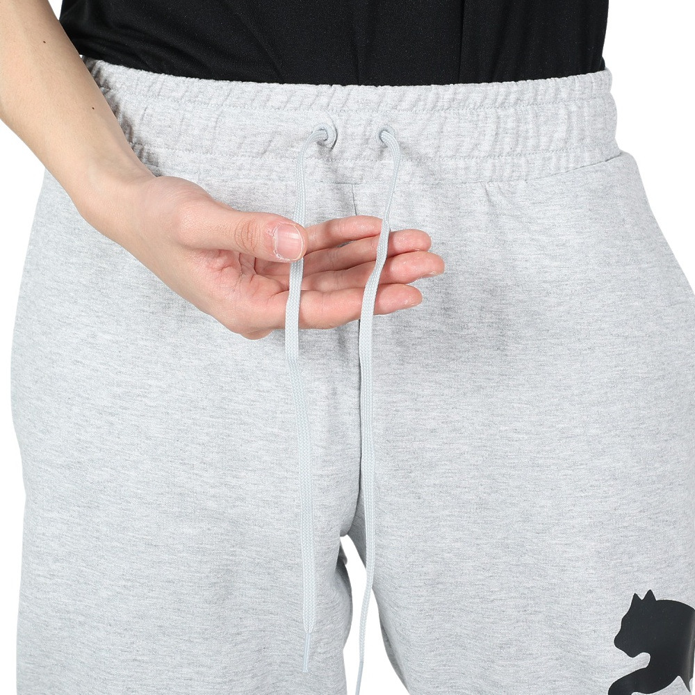 プーマ（PUMA）（メンズ）パンツ メンズ ESS+ ビッグ ロゴ 3/4 スウェットパンツ 674929 04 LGRY