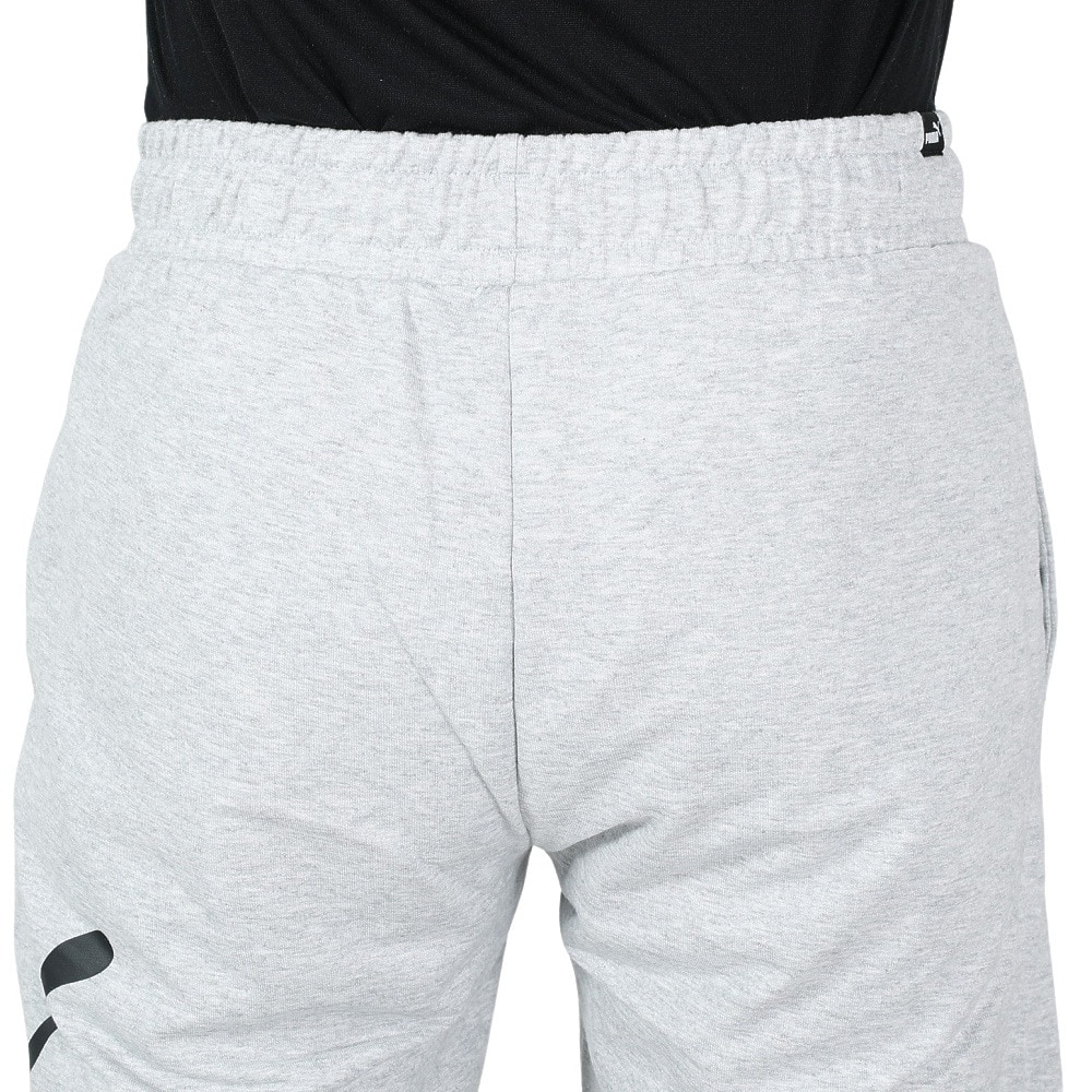 プーマ（PUMA）（メンズ）パンツ メンズ ESS+ ビッグ ロゴ 3/4 スウェットパンツ 674929 04 LGRY