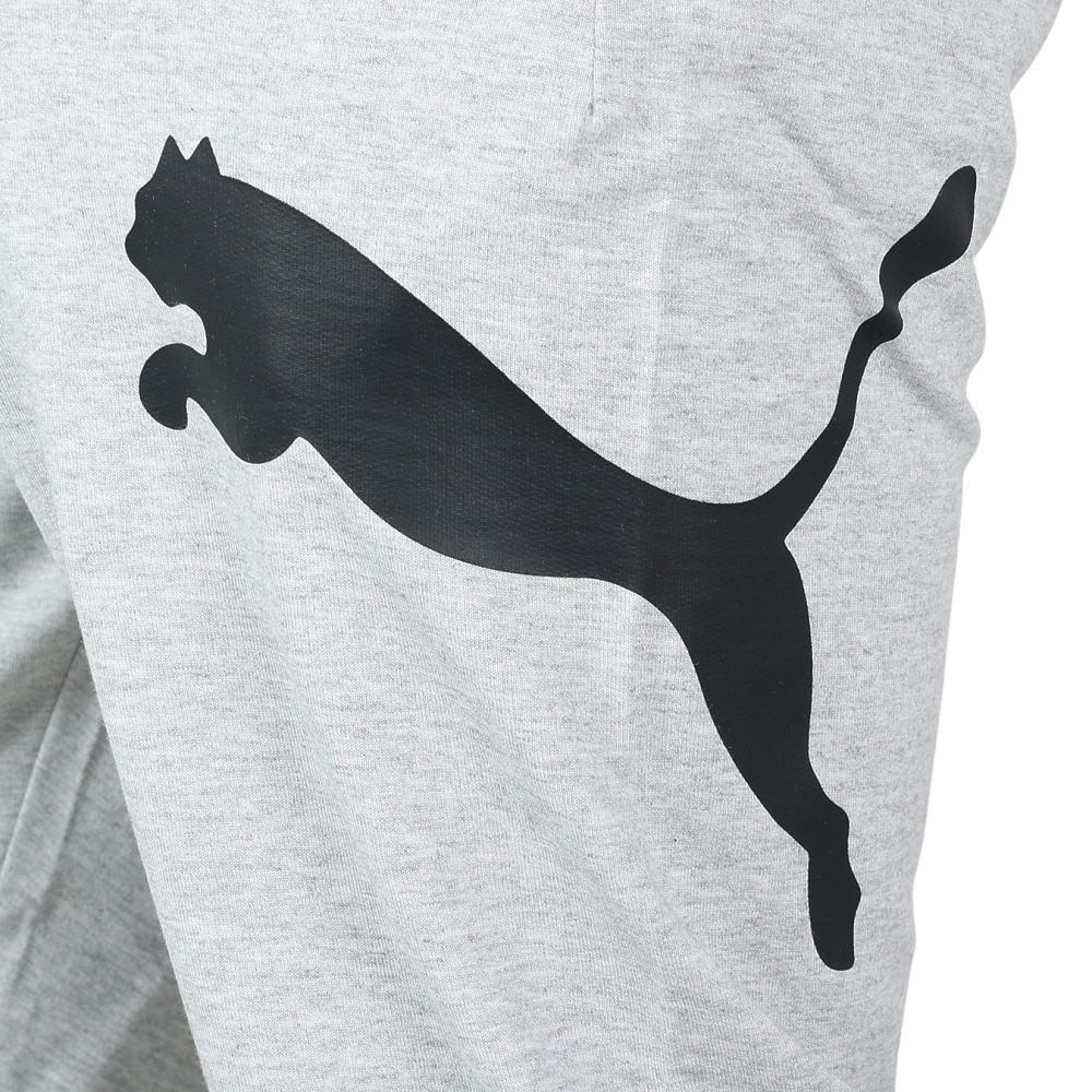 プーマ（PUMA）（メンズ）パンツ メンズ ESS+ ビッグ ロゴ 3/4 スウェットパンツ 674929 04 LGRY