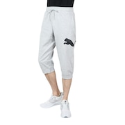 プーマ（PUMA）（メンズ）パンツ メンズ ESS+ ビッグ ロゴ 3/4 スウェットパンツ 674929 04 LGRY