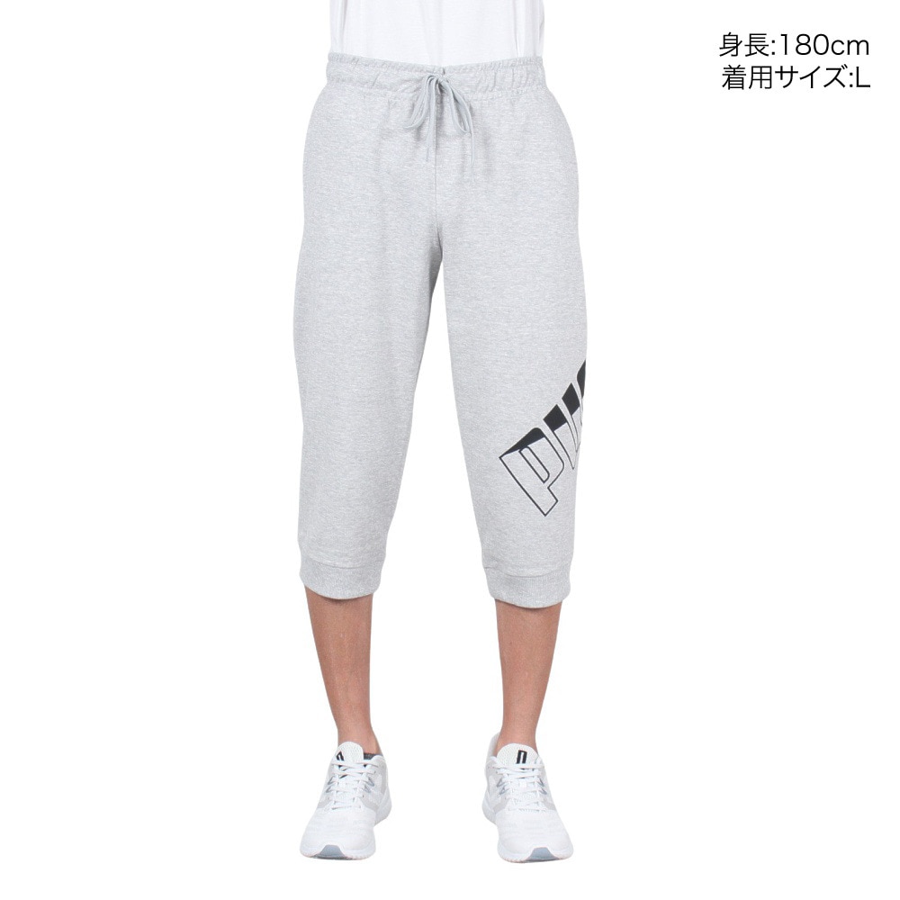 プーマ（PUMA）（メンズ）PUMA POWER 3/4 パンツ 680689 04 LGRY