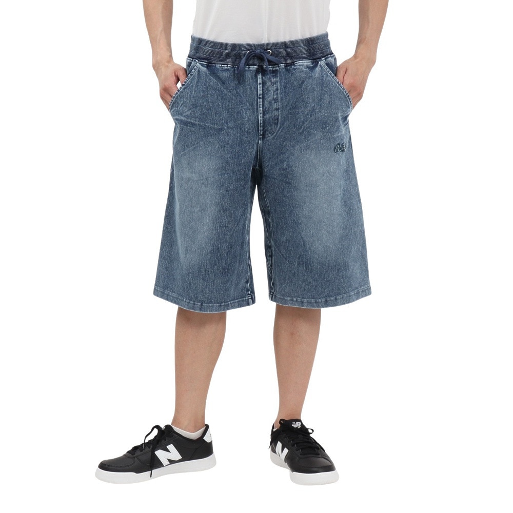 バクタ（BUKTA）（メンズ）インディゴクロップドパンツ BU244580872 D/BLUE