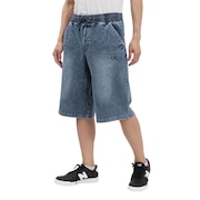 (メンズ)インディゴクロップドパンツ BU244580872 D/BLUE