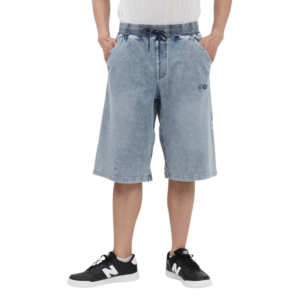 バクタ（BUKTA）（メンズ）インディゴクロップドパンツ BU244580873 L/BLUE