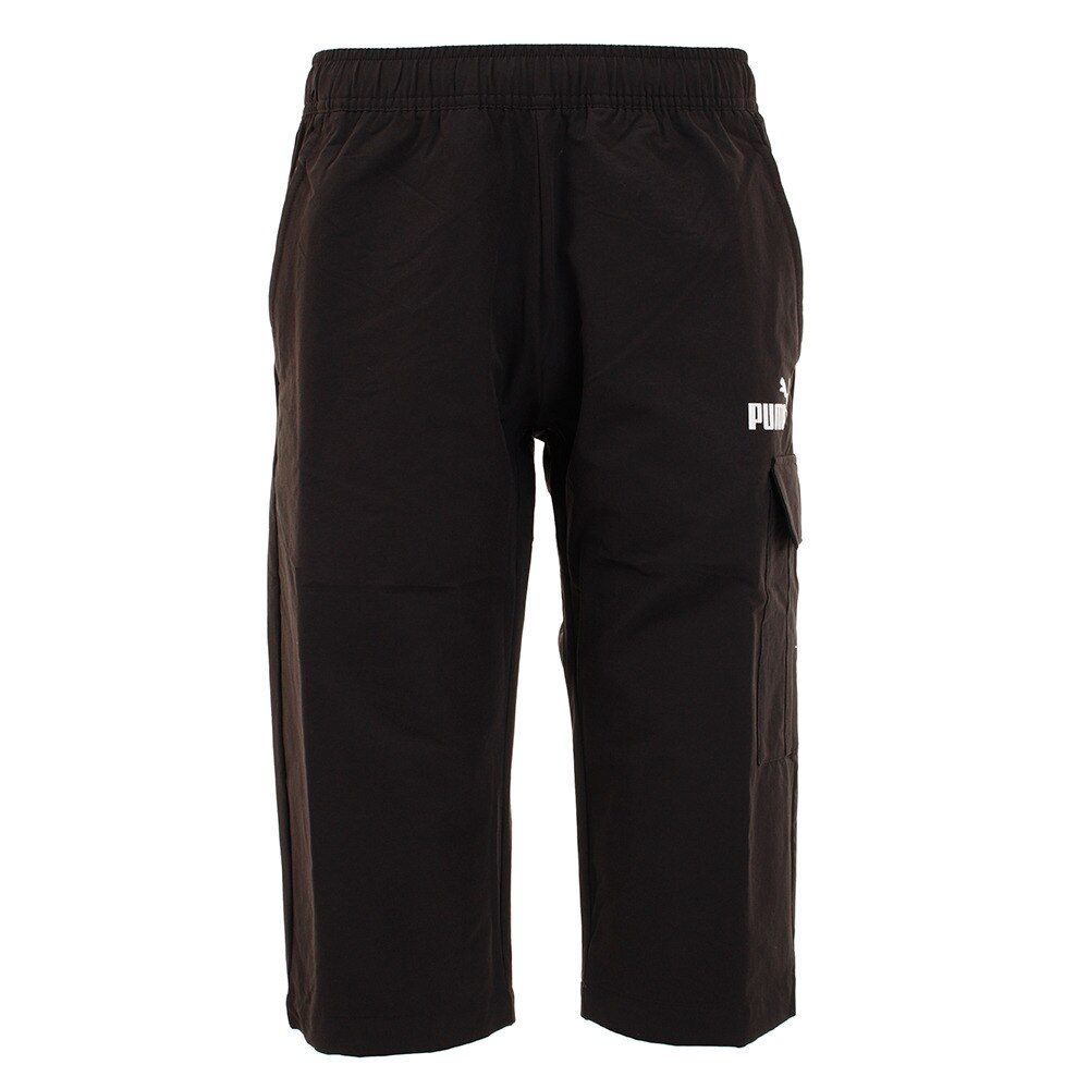  ESS 3/4 ウーブンパンツ 583212 01 BLK オンライン価格