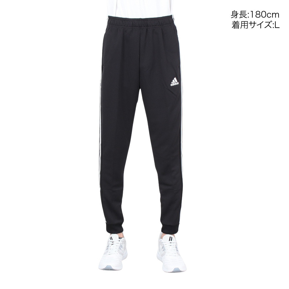 アディダス（adidas）（メンズ）スリーストライプス ダブルニット カフヘム トラックパンツ BXF56-IA9381