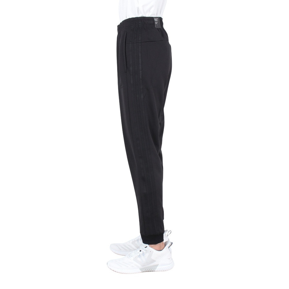 アディダス（adidas）（メンズ）スリーストライプス ダブルニット カフヘム トラックパンツ BXF56-IA9384
