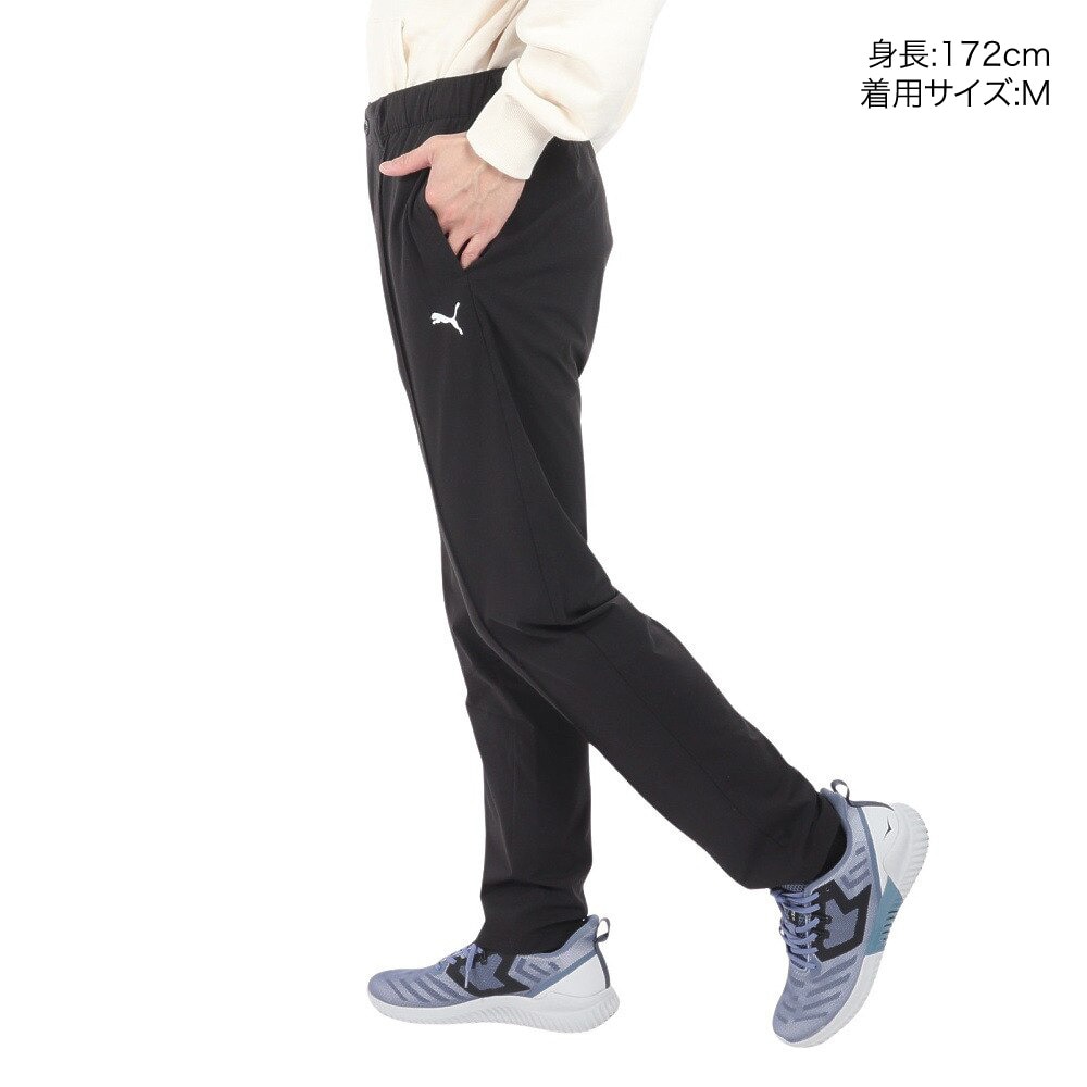 プーマ（PUMA）（メンズ）PCPC ニット フルレングス ストレート パンツ 680684 01 BLK