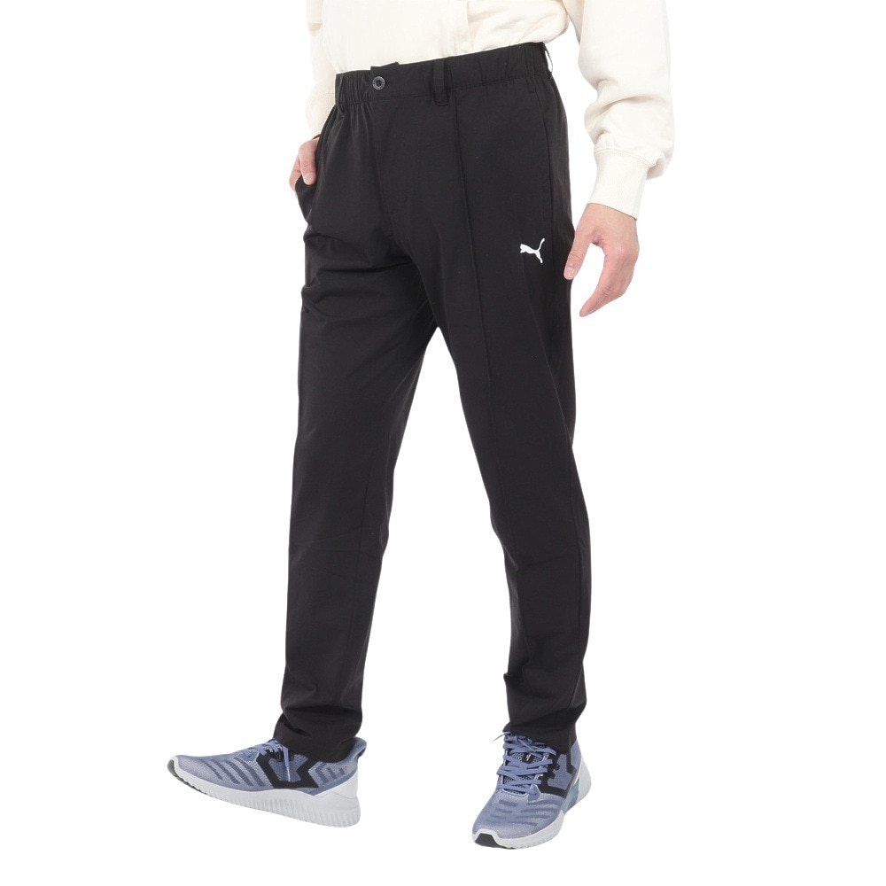 プーマ（PUMA）（メンズ）PCPC ニット フルレングス ストレート パンツ 680684 01 BLK