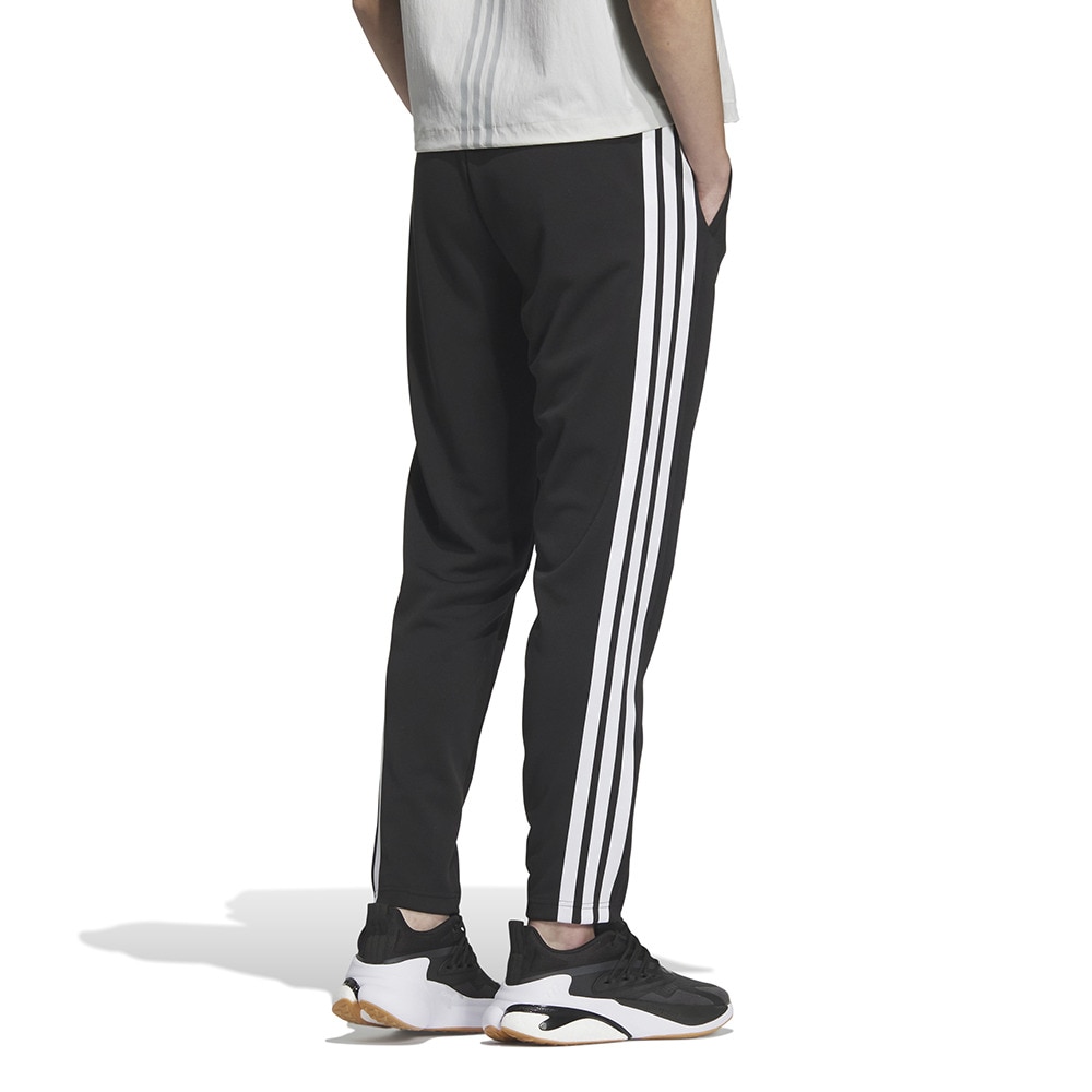アディダス（adidas）（メンズ）スリーストライプス スリムフィット ダブルニット オープンヘム トラックパンツ JZR03-JV6990