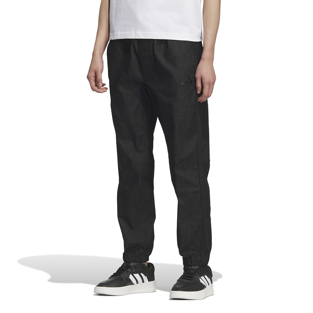 アディダス（adidas）（メンズ）エッセンシャルプラス ストレッチ デニム フルレングス ジョガー パンツ MNA70-JZ8767