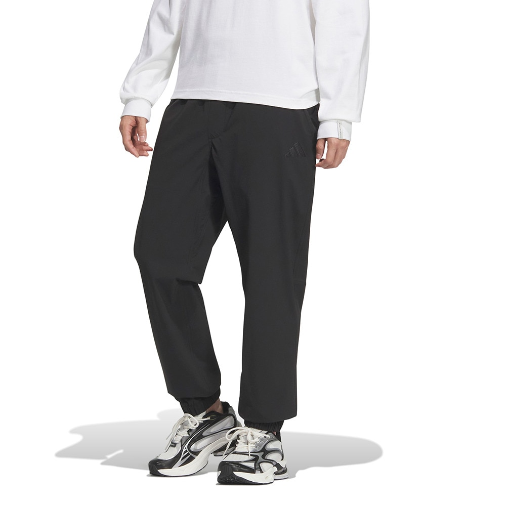 アディダス（adidas）（メンズ）エッセンシャルプラス ストレッチ ウーブン フルレングス ジョガー パンツ TZ498-KA1284