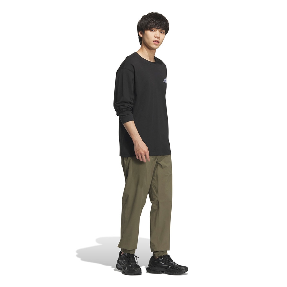 アディダス（adidas）（メンズ）エッセンシャルプラス ストレッチ ウーブン フルレングス ジョガー パンツ TZ498-KA1285