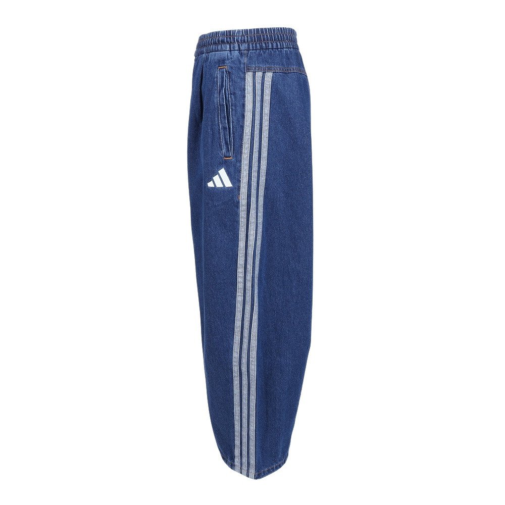 アディダス（adidas）（メンズ）スタジアム オーバーサイズフィット デニム フルレングス オープンヘム トラックパンツ M1919-KV5883
