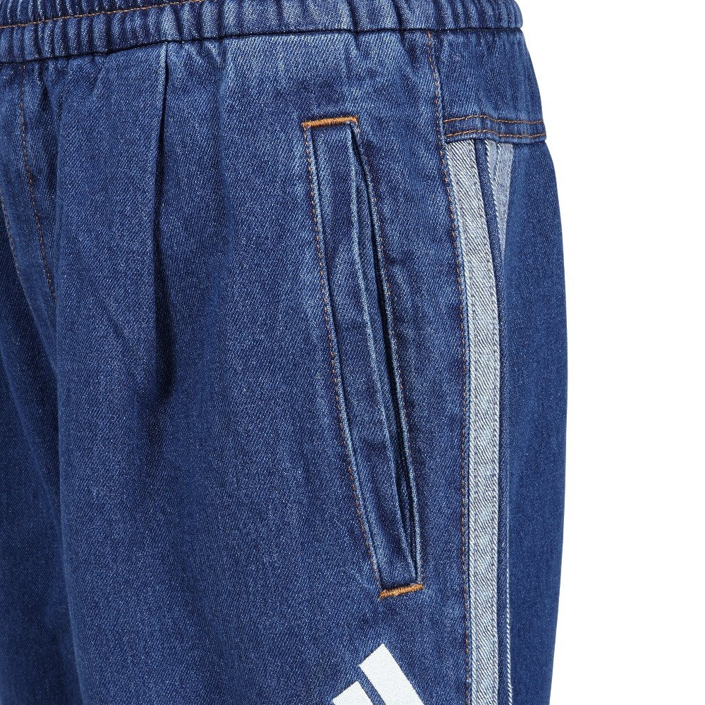 アディダス（adidas）（メンズ）スタジアム オーバーサイズフィット デニム フルレングス オープンヘム トラックパンツ M1919-KV5883