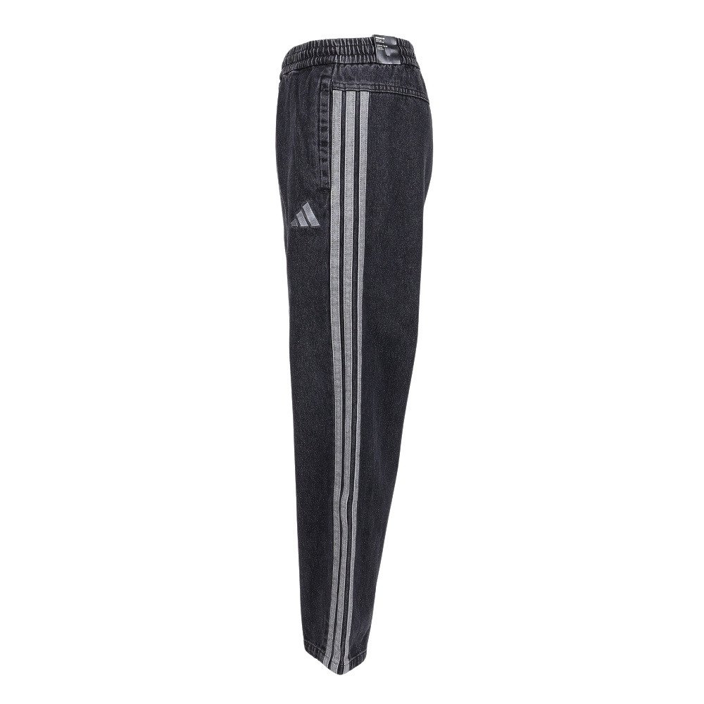 アディダス（adidas）（メンズ）スタジアム レギュラーフィット デニム フルレングス オープンヘム トラックパンツ M9663-KV8336