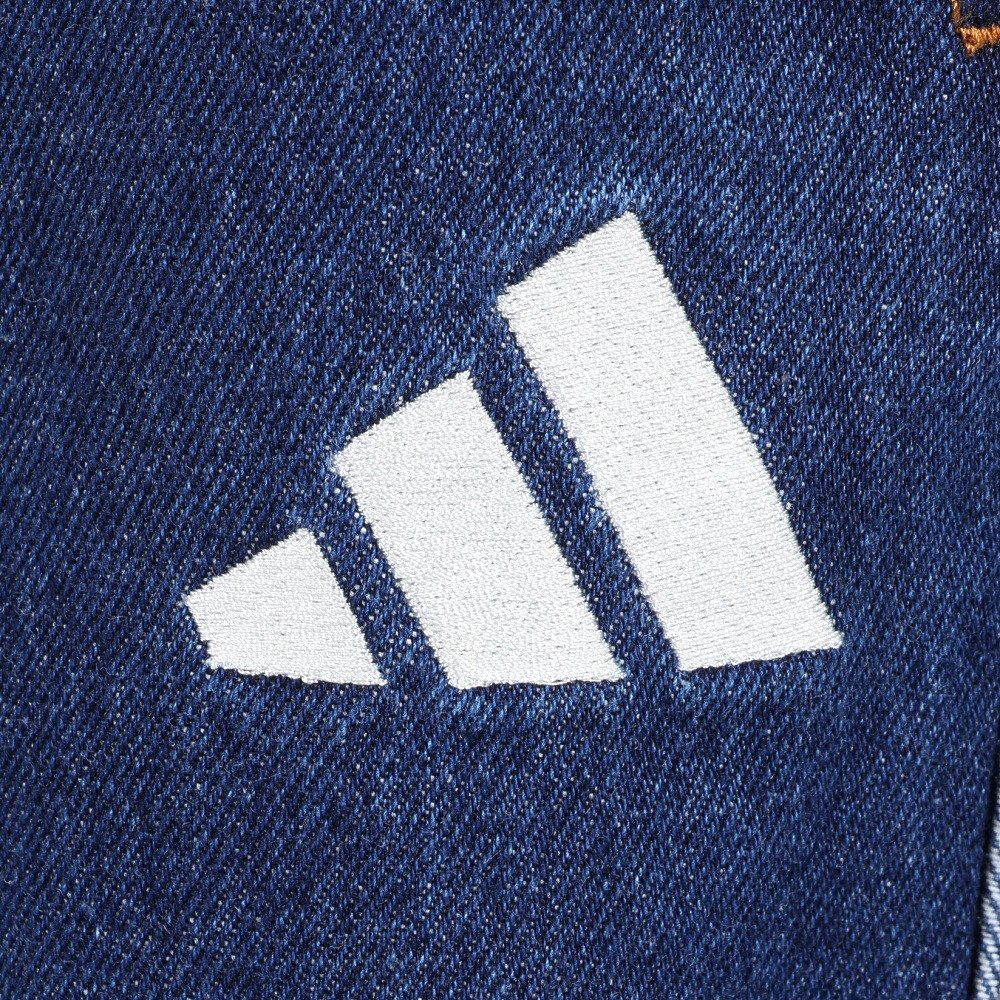 アディダス（adidas）（メンズ）スタジアム レギュラーフィット デニム フルレングス オープンヘム トラックパンツ M9663-KV8348