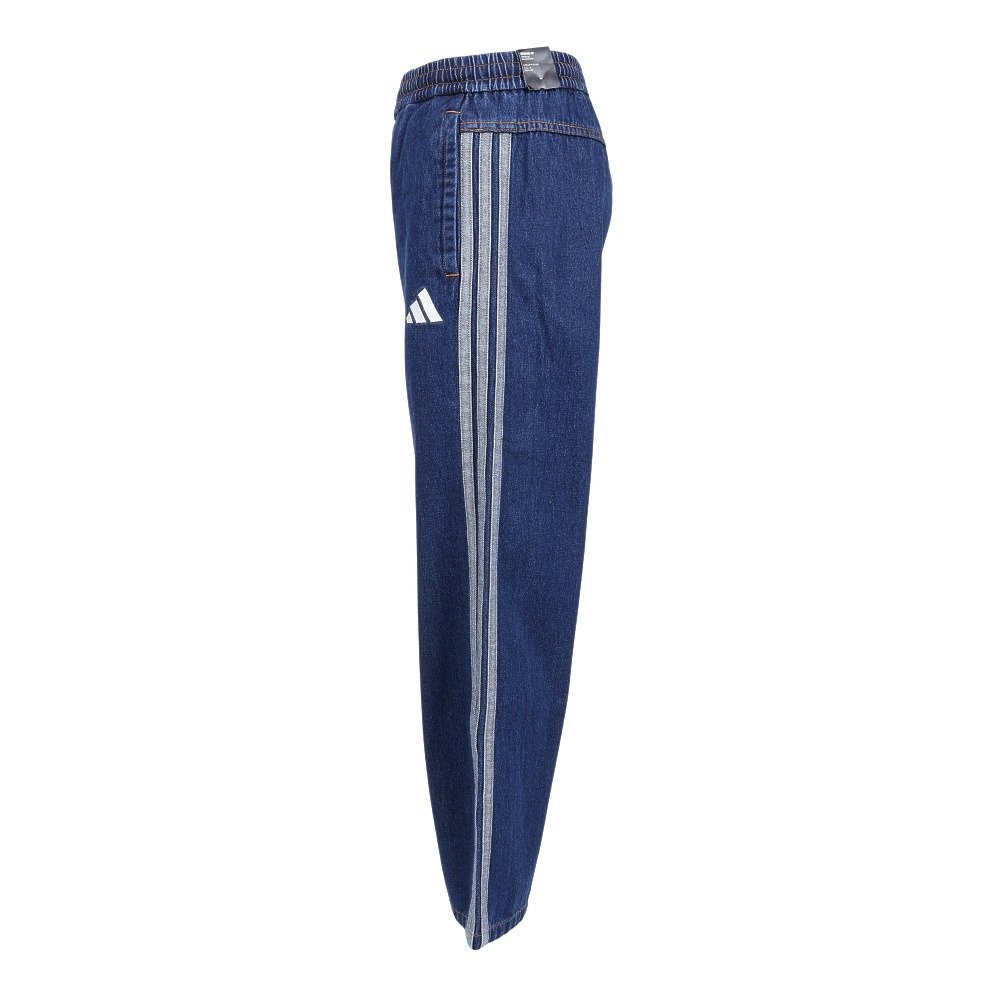 アディダス（adidas）（メンズ）スタジアム レギュラーフィット デニム フルレングス オープンヘム トラックパンツ M9663-KV8348