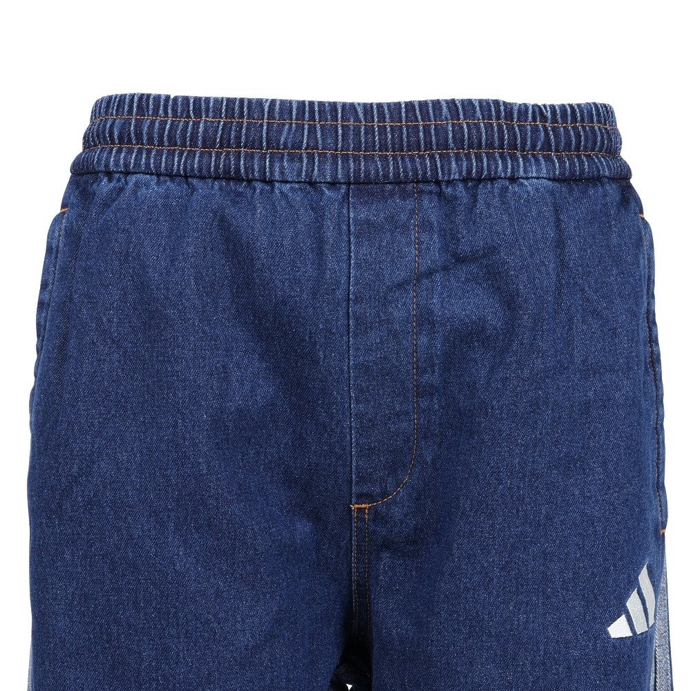 アディダス（adidas）（メンズ）スタジアム レギュラーフィット デニム フルレングス オープンヘム トラックパンツ M9663-KV8348