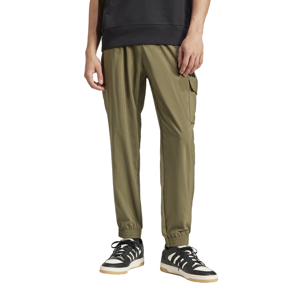 アディダス（adidas）（メンズ）エッセンシャルズ スモールロゴ カーゴパンツ KRG21-JD1824