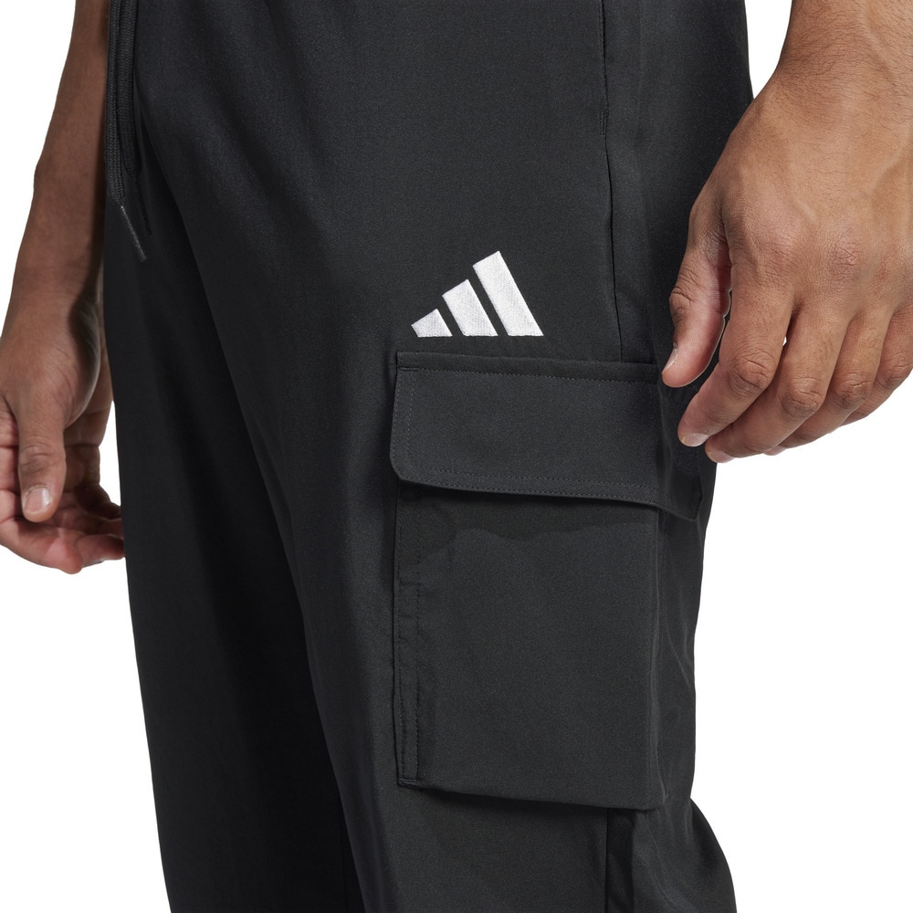 アディダス（adidas）（メンズ）エッセンシャルズ スモールロゴ カーゴパンツ KRG21-JF3538