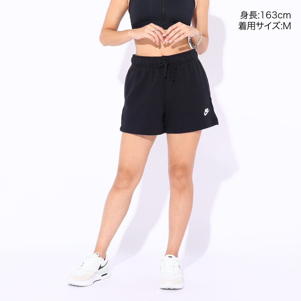 ナイキ（NIKE）（レディース）NSW クラブ フリース MR ショートパンツ DQ5803-010