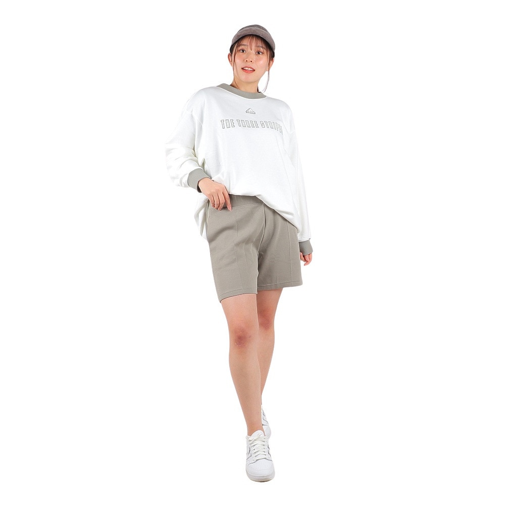アディダス（adidas）（レディース）シーズナル スポーツウェア ルーズフィット ニット ピンタックショーツ DRK65-HY4617
