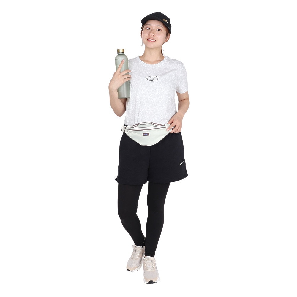 ナイキ（NIKE）（レディース）NSW フェニックス フリース MR ワイドショートパンツ IH2109-010