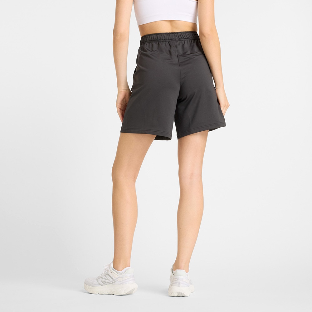 ニューバランス（new balance）（レディース）ライトフレンチテリーショーツ７インチ AWS51509BLK