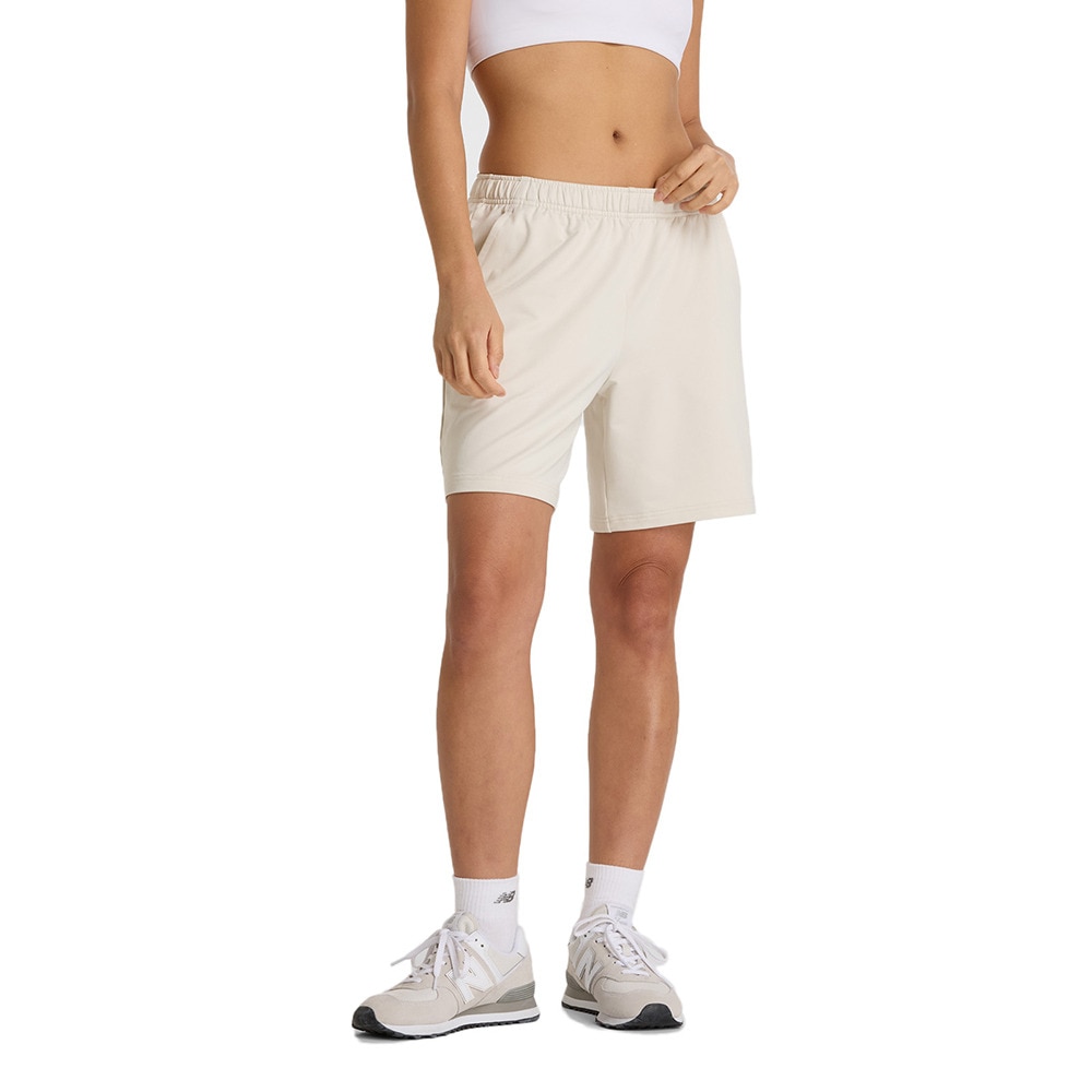 ニューバランス（new balance）（レディース）ライトフレンチテリーショーツ７インチ AWS51509LIN