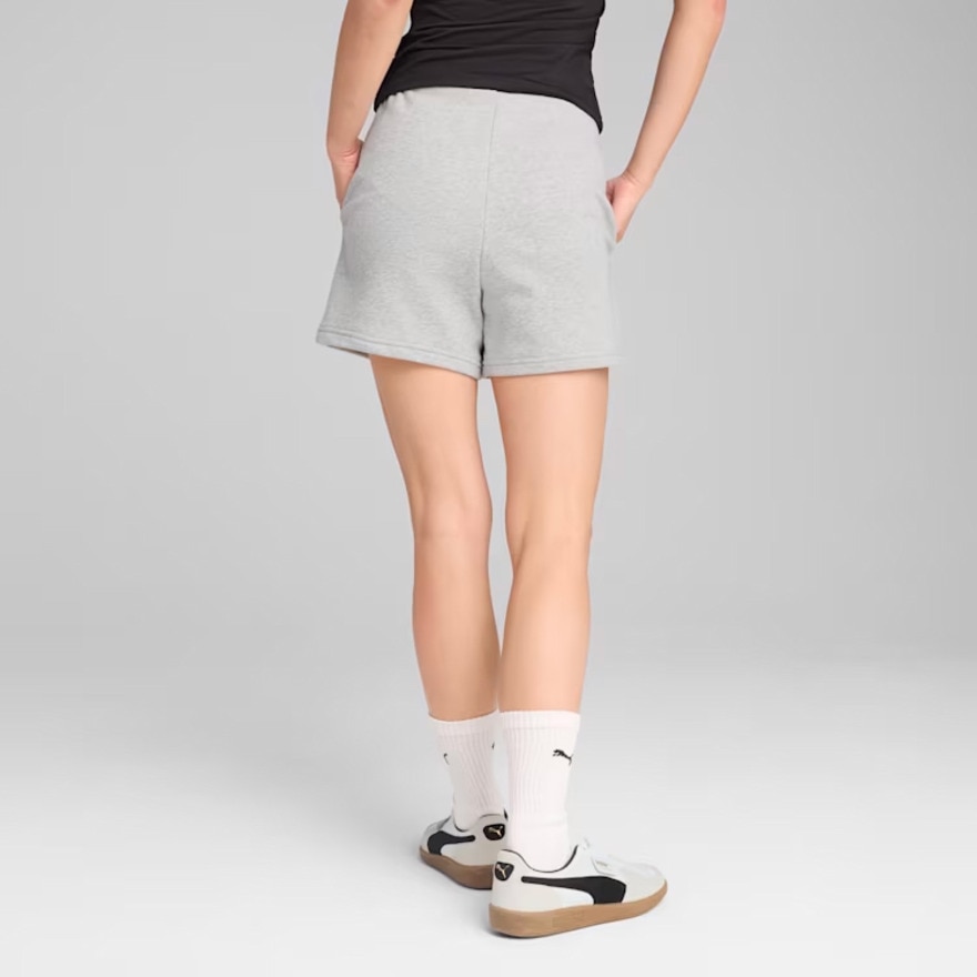 プーマ（PUMA）（レディース）ESS NO.1 ロゴ ハイウェスト 5 ショートパンツ 687538 04 LGRY