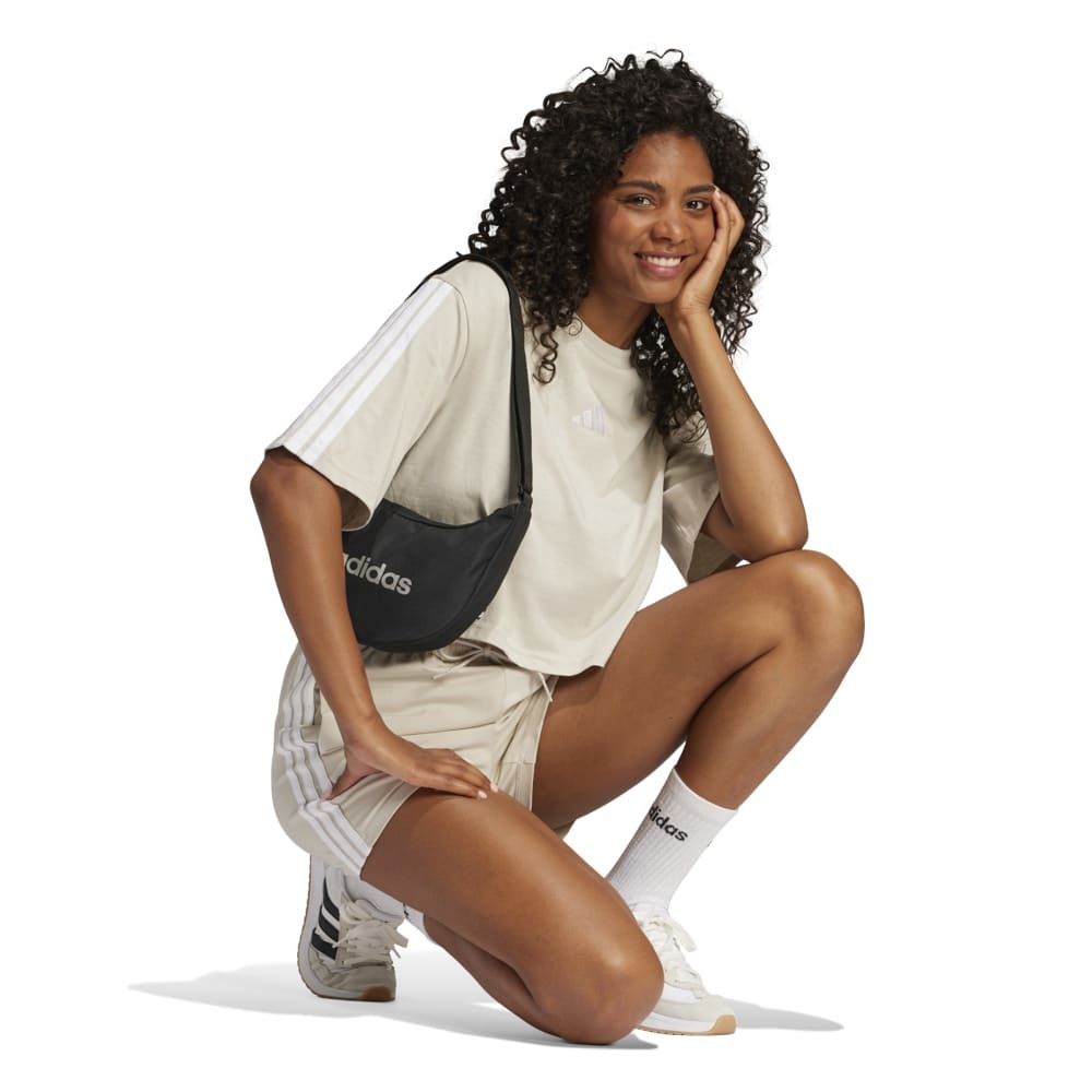 アディダス（adidas）（レディース）エッセンシャルズ スリーストライプス コットンショーツ KVC54-JE1195
