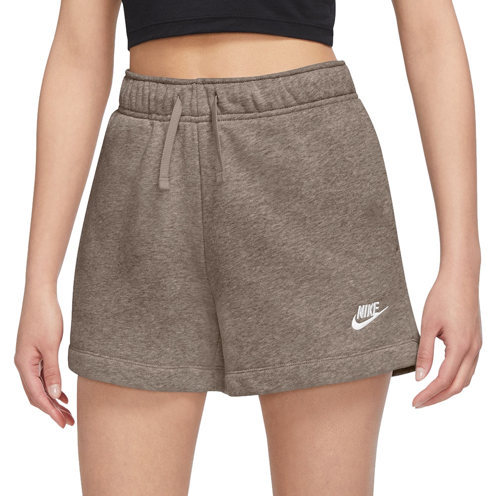 ナイキ（NIKE）（レディース）スポーツウェア クラブ フリース ミッドライズ ショートパンツ DQ5803-214