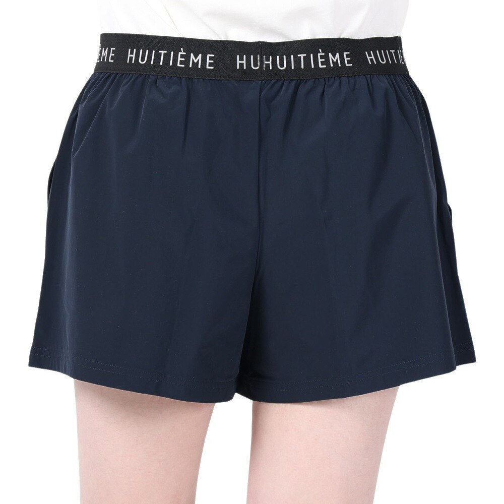 HUITIEME（レディース）ドライ 速乾 UV ロゴベルト ショートパンツ 192-76240-098