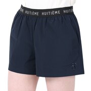 HUITIEME(レディース)ドライ 速乾 UV ロゴベルト ショートパンツ 192-76240-098